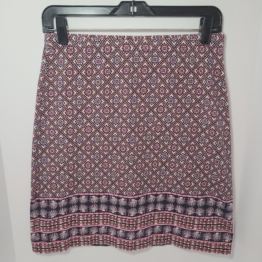 Talbots Petite Geometric Print Skirt – Size P - Picture 1 of 7